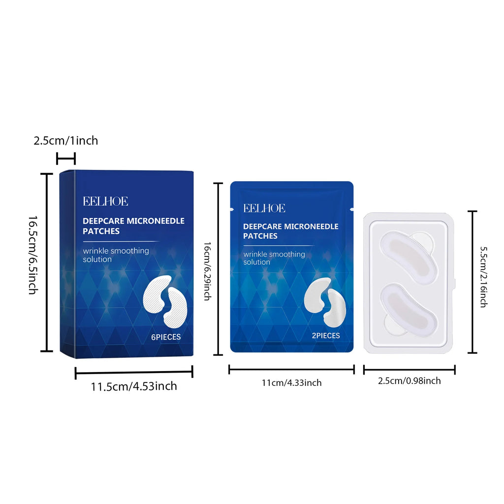 Hyaluronic Acid Microneedle Eye Patches – Dark Circles & Anti-Aging Microneedle Eye Patches Zpaxo