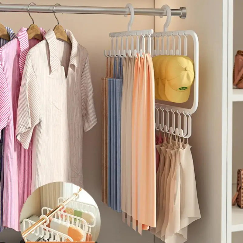 Wardrobe Storage Hook Rack Vest Bra Camisole Hat Multifunctional Zpaxo