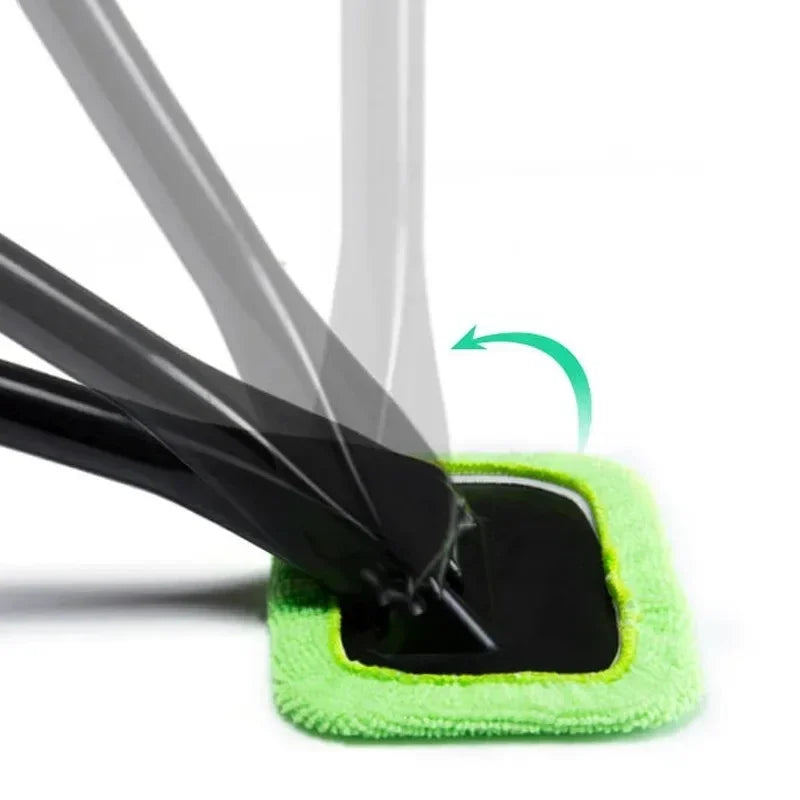 Car Window Cleaner Brush Kit Windshield Microfiber Cleaning Wash Tool Inside Interior Auto Glass Wiper with Long Handle Car Acce Zpaxo