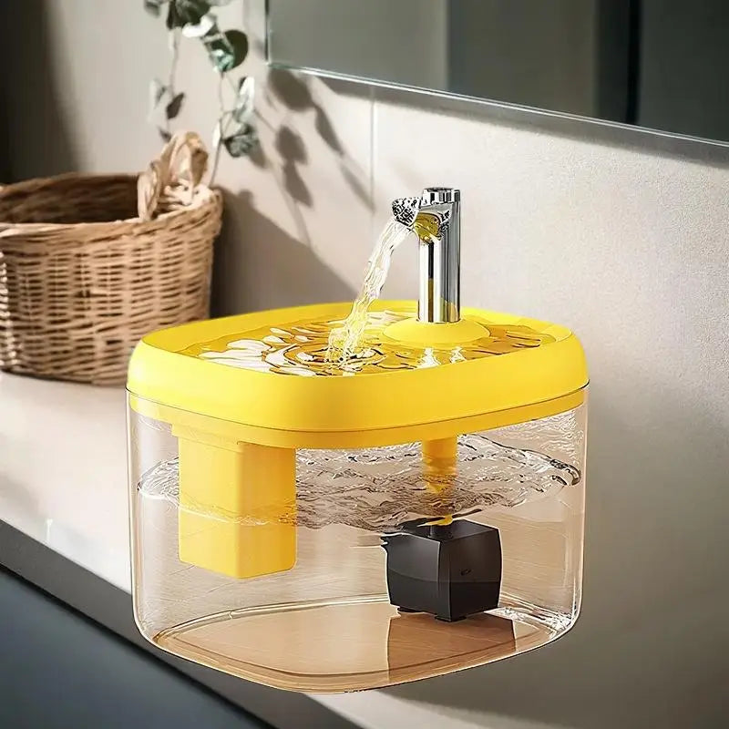 Automatic Pet Dog Cat Water Dispenser Fountain Loop Mute Pump Smart Zpaxo