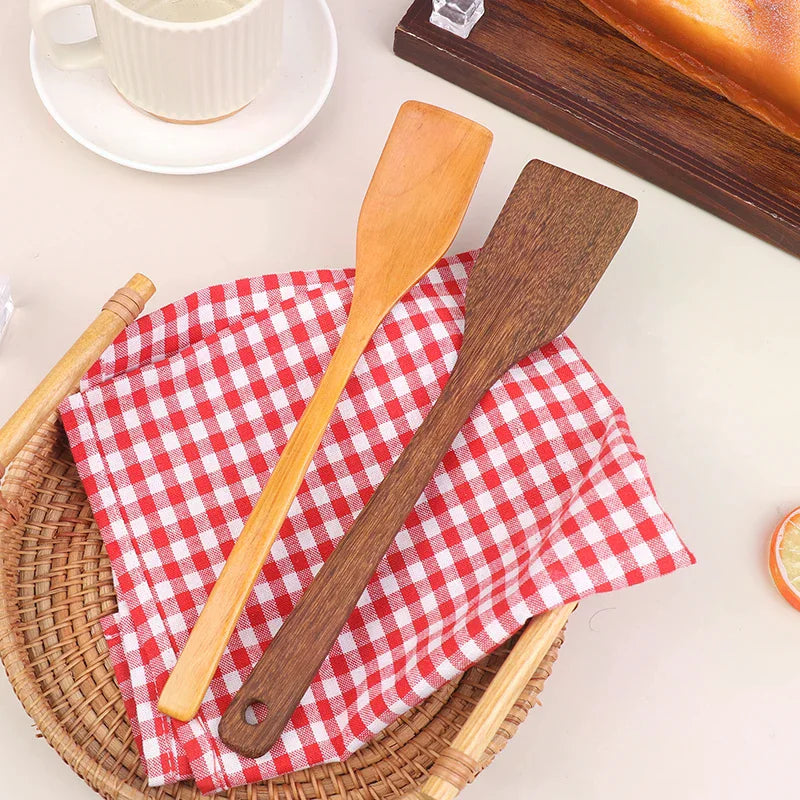 Natural Wood Safe Durable Home Restaurant Kitchens Wooden Spatula Zpaxo