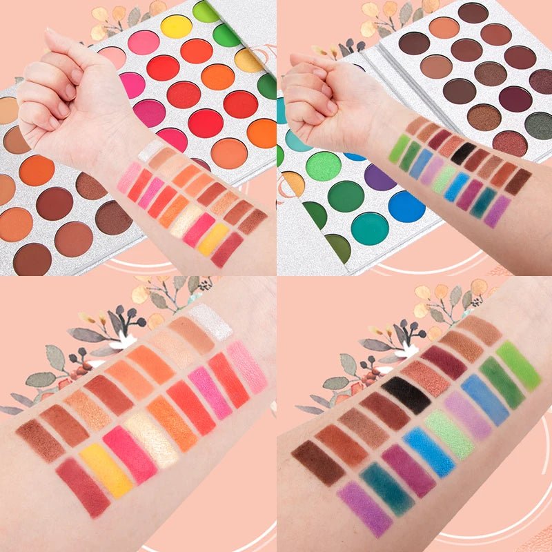 65-Color Eyeshadow Palette Makeup-high Pigmented Eye Make Up Tool Zpaxo