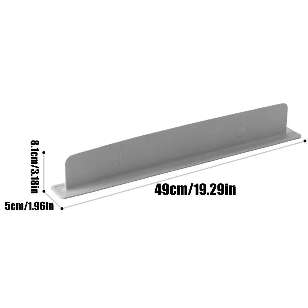 Silicone Sink Splash Guard – Water Barrier for Kitchen & Bath Sink Splash Guard Zpaxo Gray 1PC