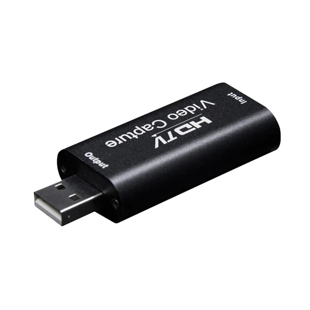 HD 4K Video Capture Card USB3 0 2 HDTV Grabber Record Box PS4 Game Zpaxo black