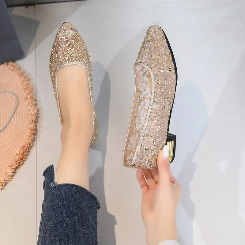 2026 Summer Casual Women's Single Shoes Shallow Breathable Low Heels Zpaxo