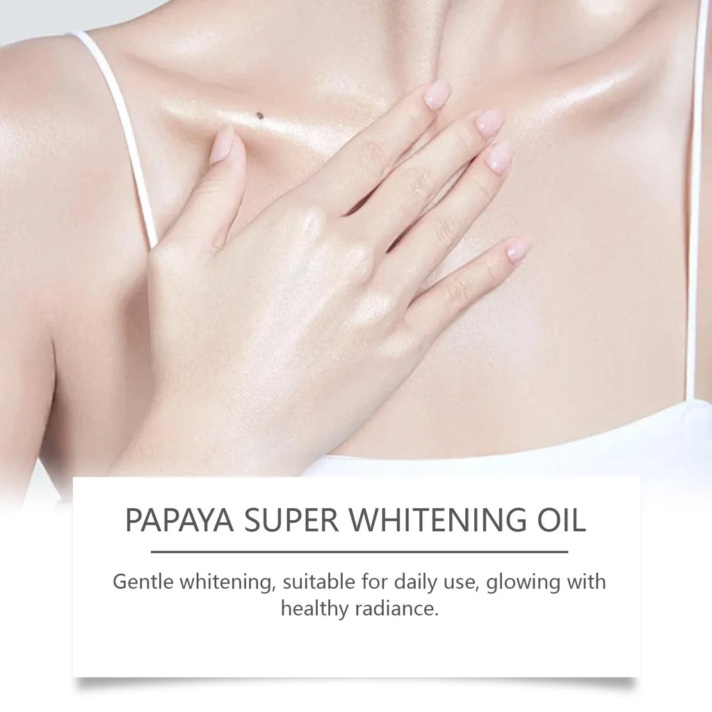 Papaya Whitening Body Oil – Brightening & Moisturizing Skin Brightening Body Oil Zpaxo
