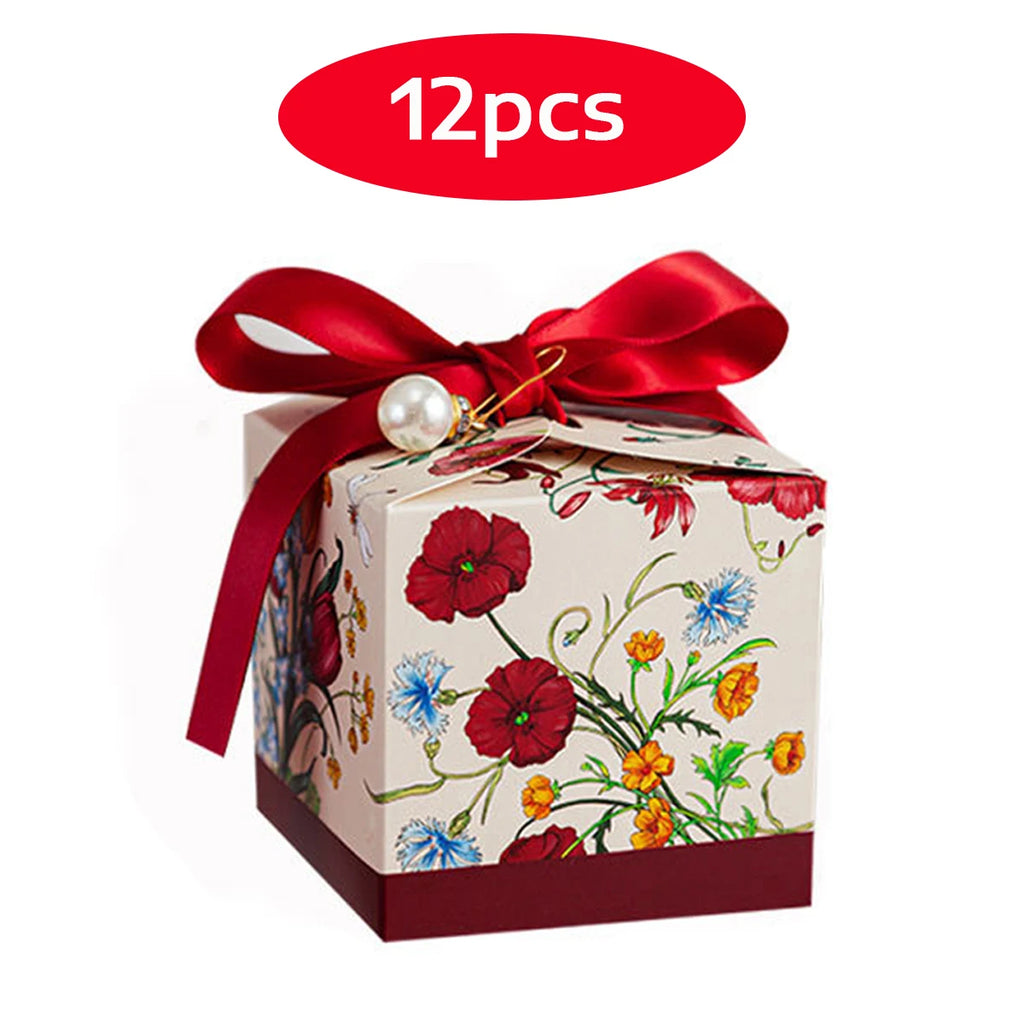 Deluxe Flower Candy Boxes 24/12 Pack – 2.75" Party Favor Boxes