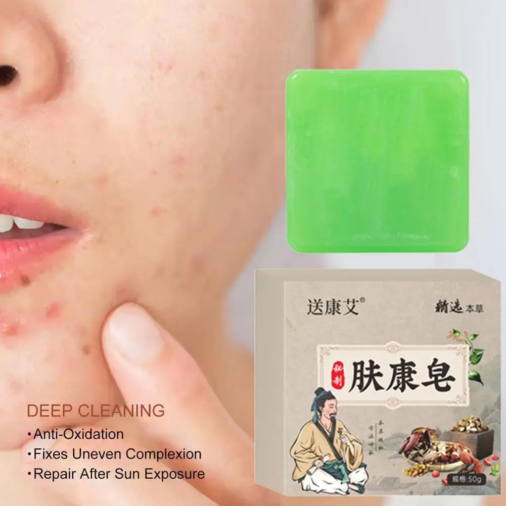 Relieve acne and eliminate body odor Oil Soap Bar for Face & Body Natural Skin Cleanser for Oily, Dry & Itchy Skin Zpaxo