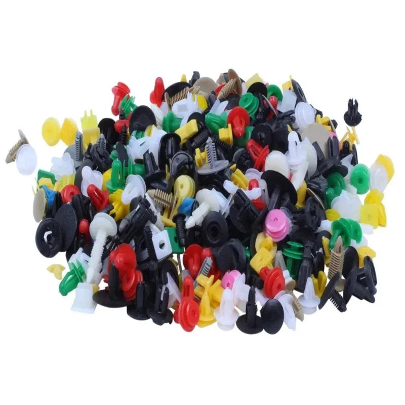 Universal Car Bumper Clips & Door Panel Fastener Rivet Set