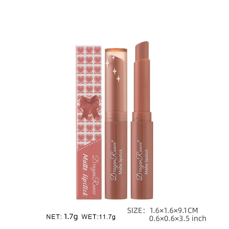 Lipstick Velvet Matte Lip Gloss Silky Smooth and Delicate Finish Long-Lasting Lip Gloss Waterproof Color-Enhancing Lipstick Zpaxo