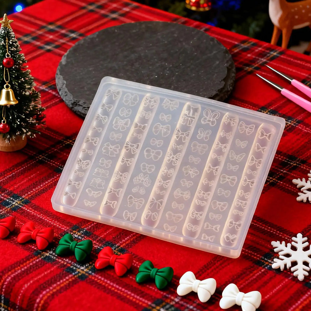 Silicone 3D Bow Mold Reusable DIY Decoration Manicure Design Tool