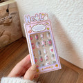 Cartoon Children Wearing Nails Cute Detachable Long Nail Sticker Zpaxo Style 01