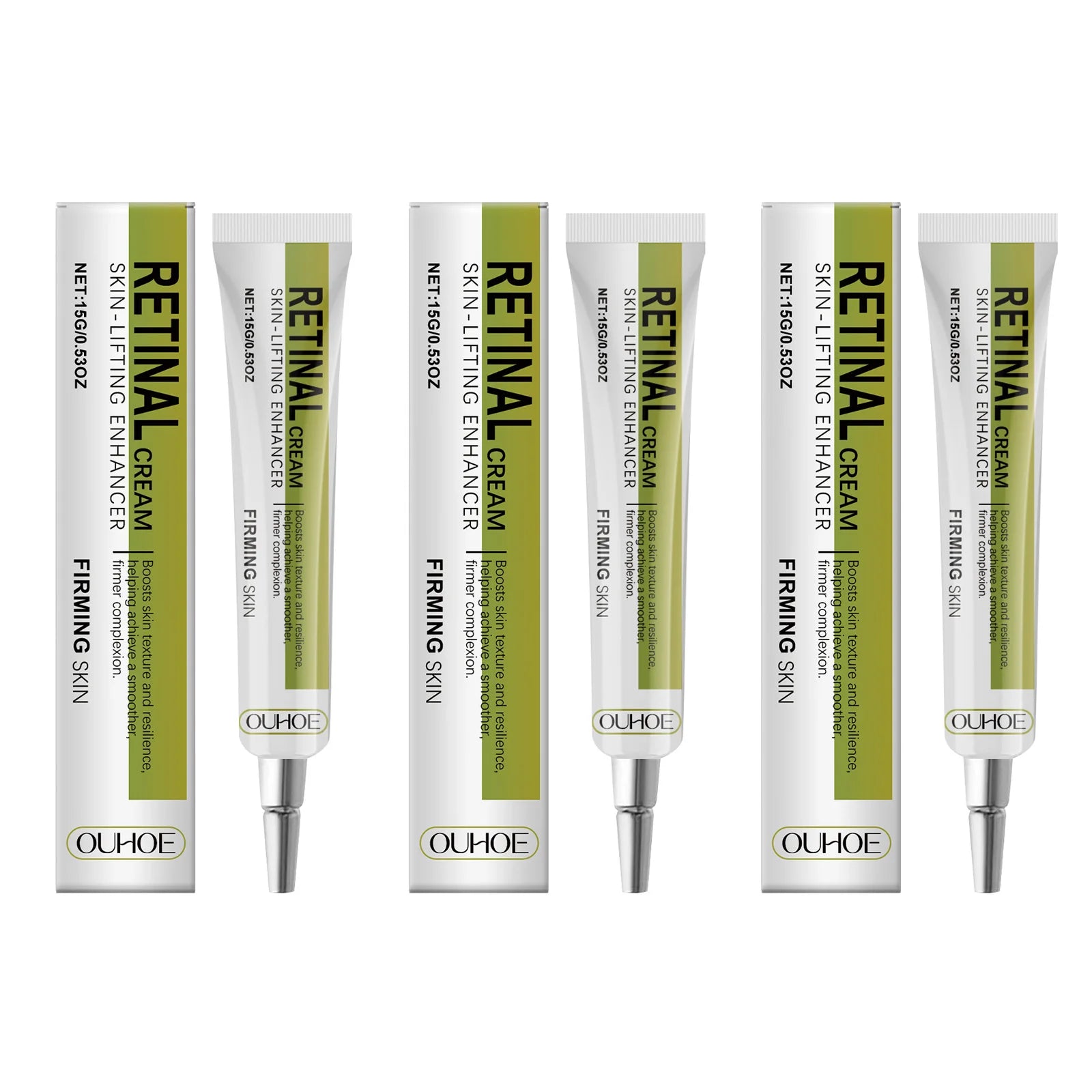 Retinol Face Cream – Firming, Anti-Wrinkle & Hydrating Retinol Face Cream Zpaxo 3 x 15g Boxed