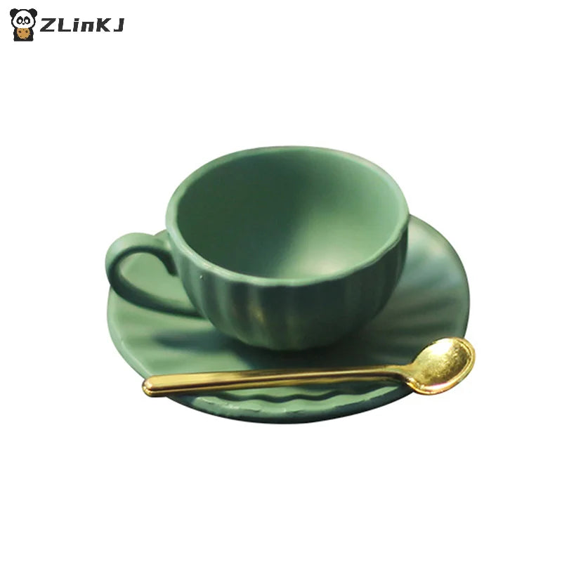 ▶3pcs/set 1:12 Dollhouse Mini Furniture Model DIY Accessories Coffee Cup Saucer Spoon Zpaxo