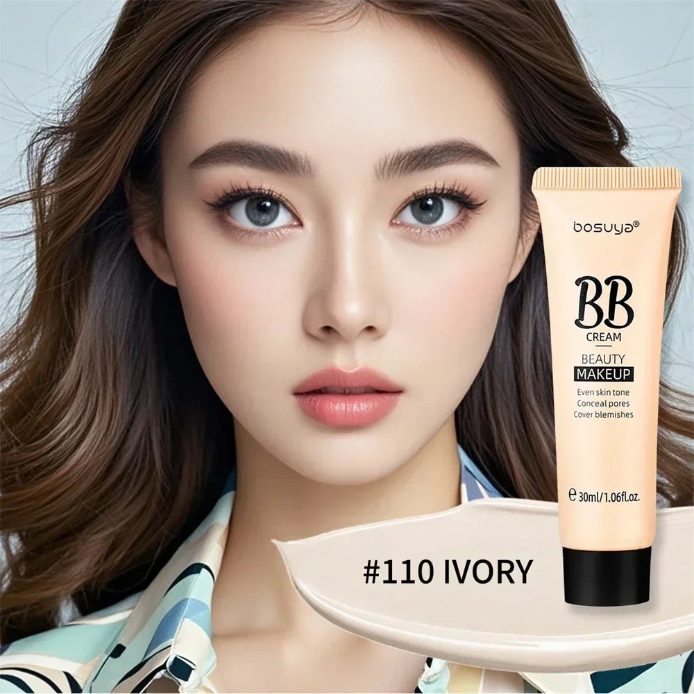 Natural Coffee BB Cream Whitening Waterproof Lasting Moisturizing Foundation Full Cover Facial Blemishes Acne Concealer Cosmetic Zpaxo 110-IVORY