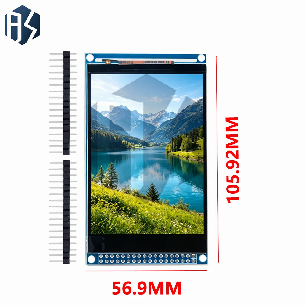 3.97 Inch TFT LCD Display Module ST7701 Driver 480*800 RGB Interface Color Screen Compatible with for Arduino Zpaxo