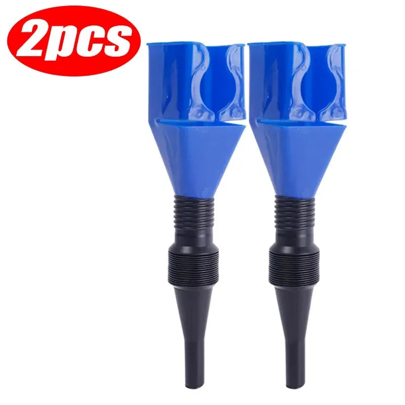 Wide Mouth Plastic Oil Funnels – Automotive Snap Funnel Multi-Pack
