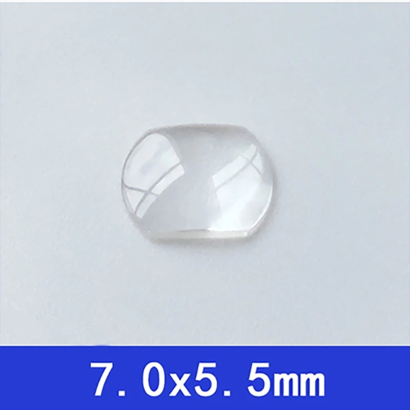 Sapphire Bubble Magnifier Calendar Lens Date Window Watch Crystal Zpaxo 7.0x5.5mm
