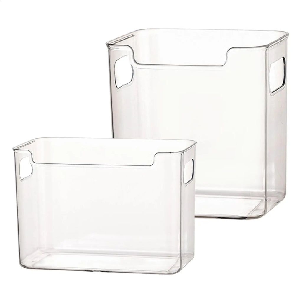 Refrigerator Bins Handles Clear Door Containers Organizer Kitchen