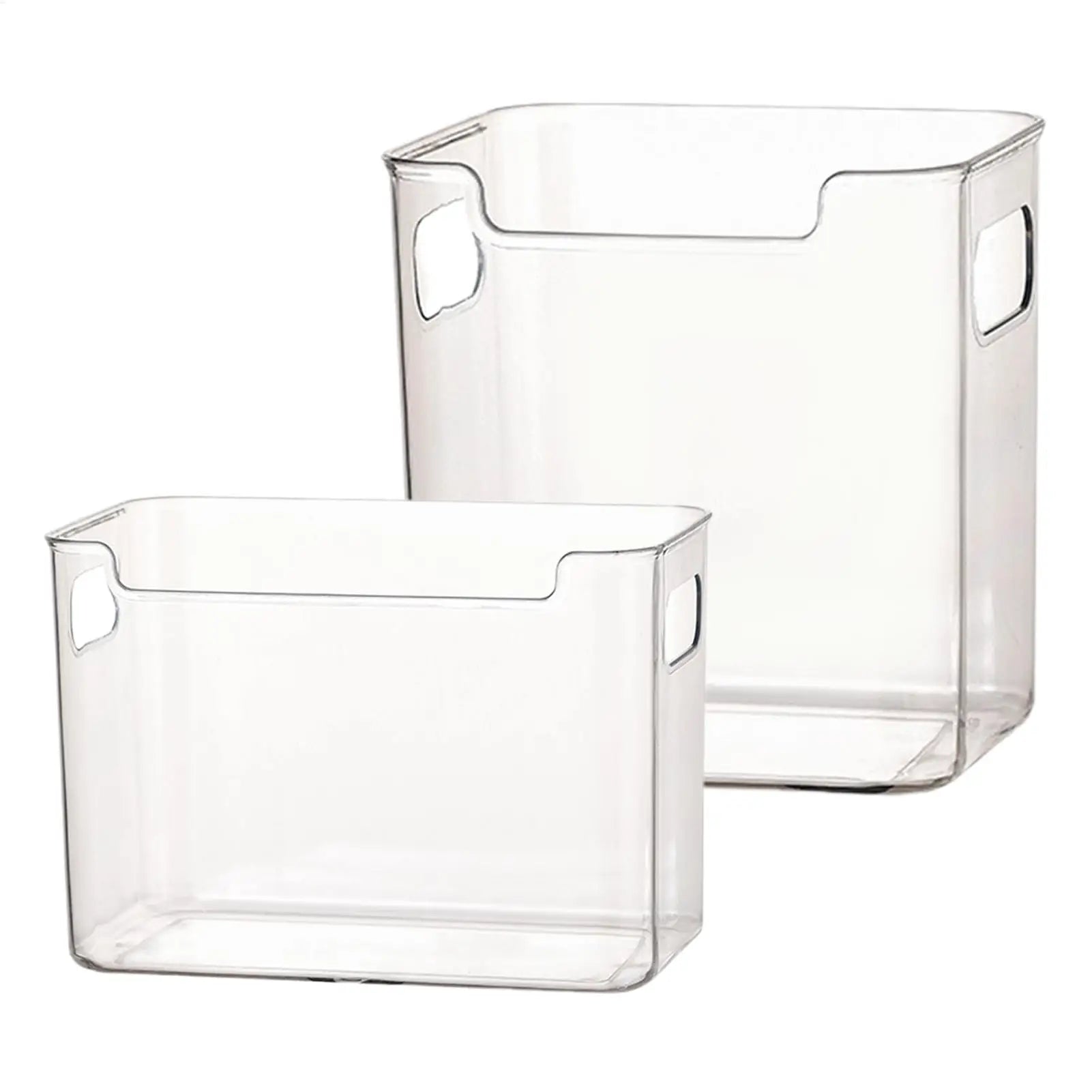 Refrigerator Bins Handles Clear Door Containers Organizer Kitchen