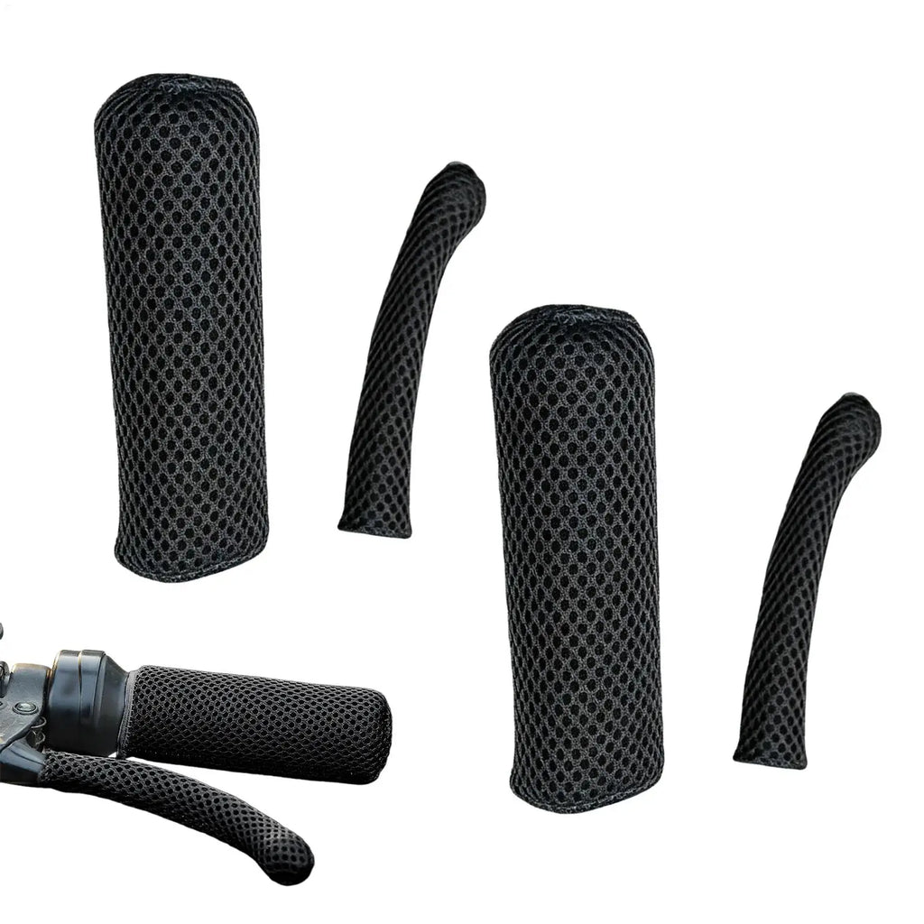 Ice Silk Motorcycle Grip Cover – Non-Slip Breathable Sleeve Handlebar Grip Cover Zpaxo