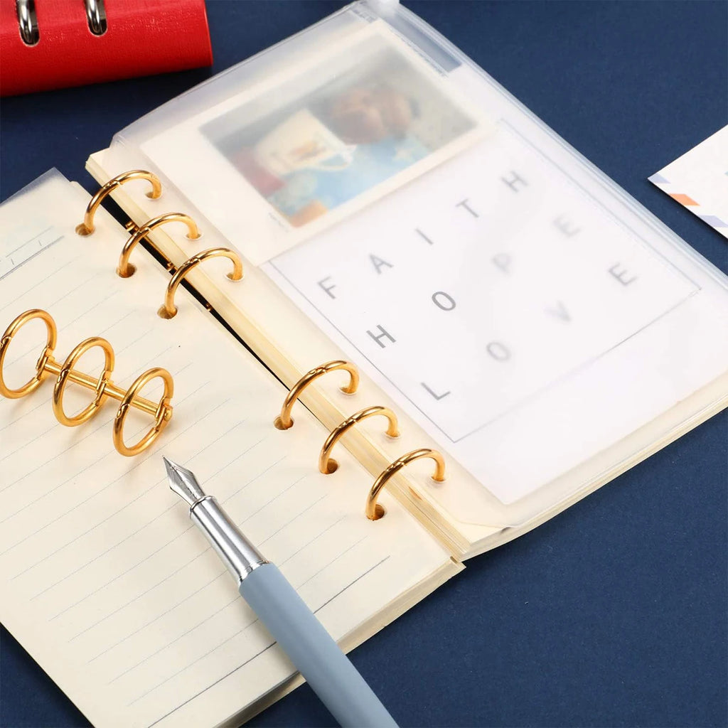 2/10Pcs 3-Rings Metal Loose Leaf Book Binder Rings for Travel Diary Photo Album Notebook Binding Spines Combs School Supplies Zpaxo