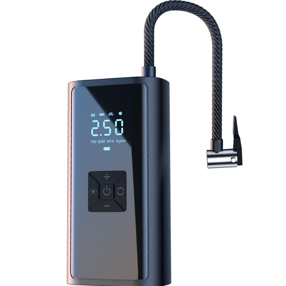 150PSI Portable Car Inflator Pump LCD Display Bicycle Air Compressor
