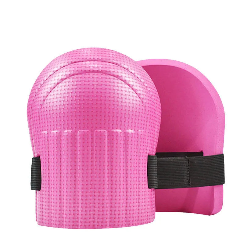 EVA Foam Knee Pads Non Slip Textured Surface Tile Mud Worker Floor Zpaxo Pink