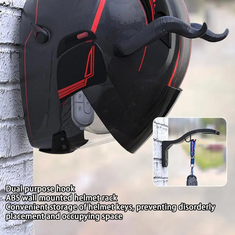Motorcycle Head Gear Hook Motorcycle Helmet Holder Helmet Hook Wall Mount Football Bicycle Hat Hanger Stand for Caps wall rack Zpaxo