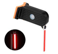 Bike Warning Lights Rechargeable Bicycle Tail Light Multi Light Modes Bicycle Photon Drop Rear Light Creative for Night Riding Zpaxo Red