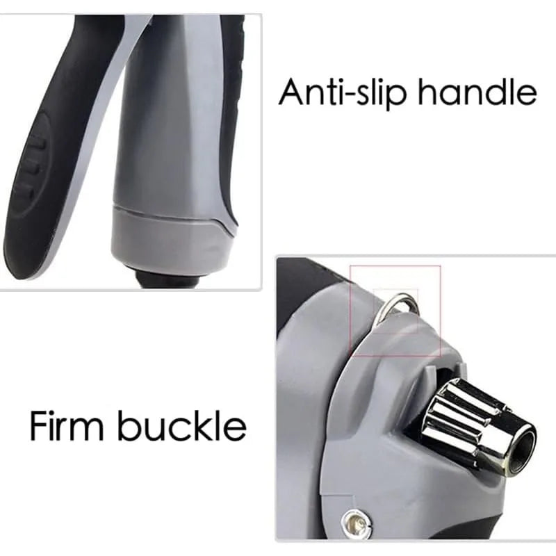 High-Pressure Spray Gun with Soap Dispenser & Long Rod