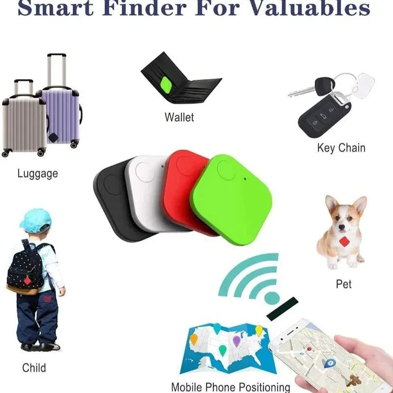 Mini Bluetooth Tracker Tag – Key, Pet, Bag & Car Finder