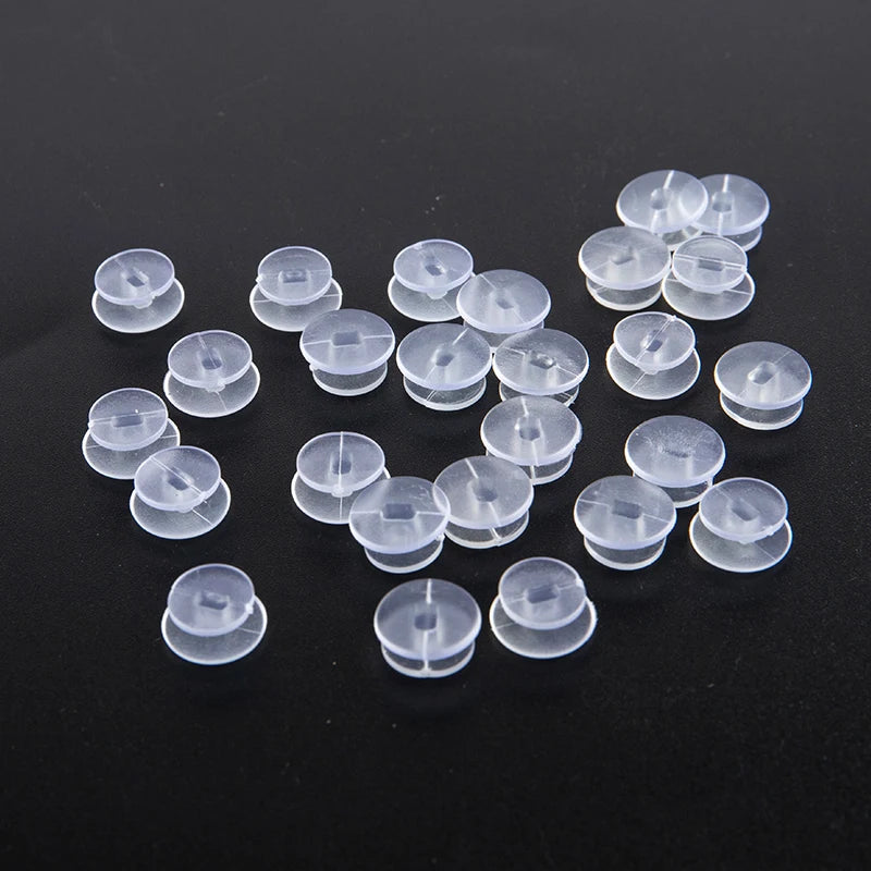 ▶25Pcs For DIY Sandal Shoe Charms Jewelry Decor Transparent Buttons Accessories Zpaxo 25Pcs