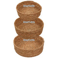 3-Piece Woven Rattan Wicker Storage Baskets – Kitchen & Home Wicker Storage Baskets Zpaxo 3Pcs