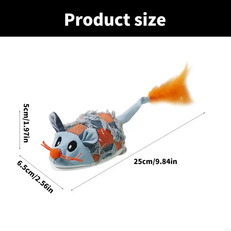 Motion Activated Robot Mice Toy Mouse Interactively Random Moving Cats