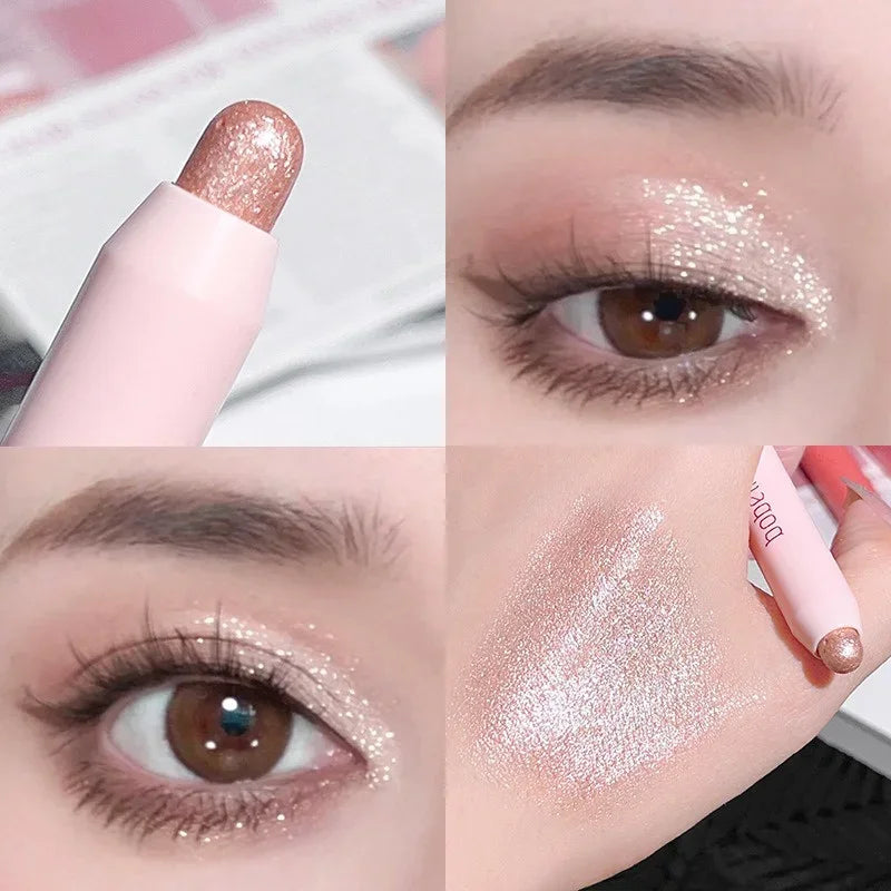 Pearlescent Eyeshadow Stick Pencil Glitter Waterproof Shimmer Zpaxo A02