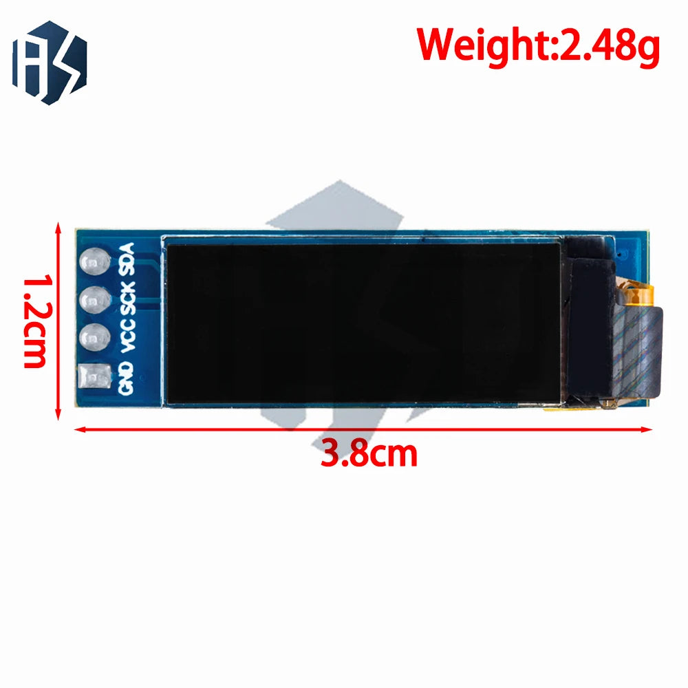 OLED Module 0 91 White Blue 128X32 LCD LED Display IIC Communicate Zpaxo