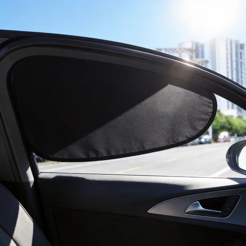 Electrostatic Car Side Window Sun Shade – 4-Layer UV Blocker