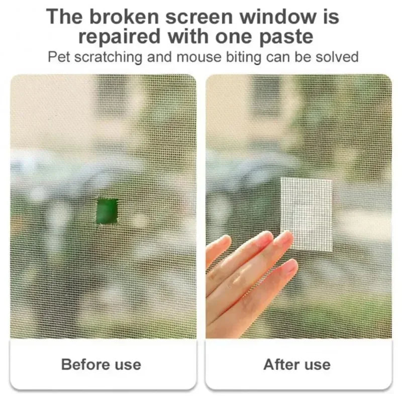 Durable Self Adhesive Screen Repair Tape, Window Mesh, Screen Repair Mesh, Tear Proof, Mosquito Net,repairingbroken Holes Zpaxo