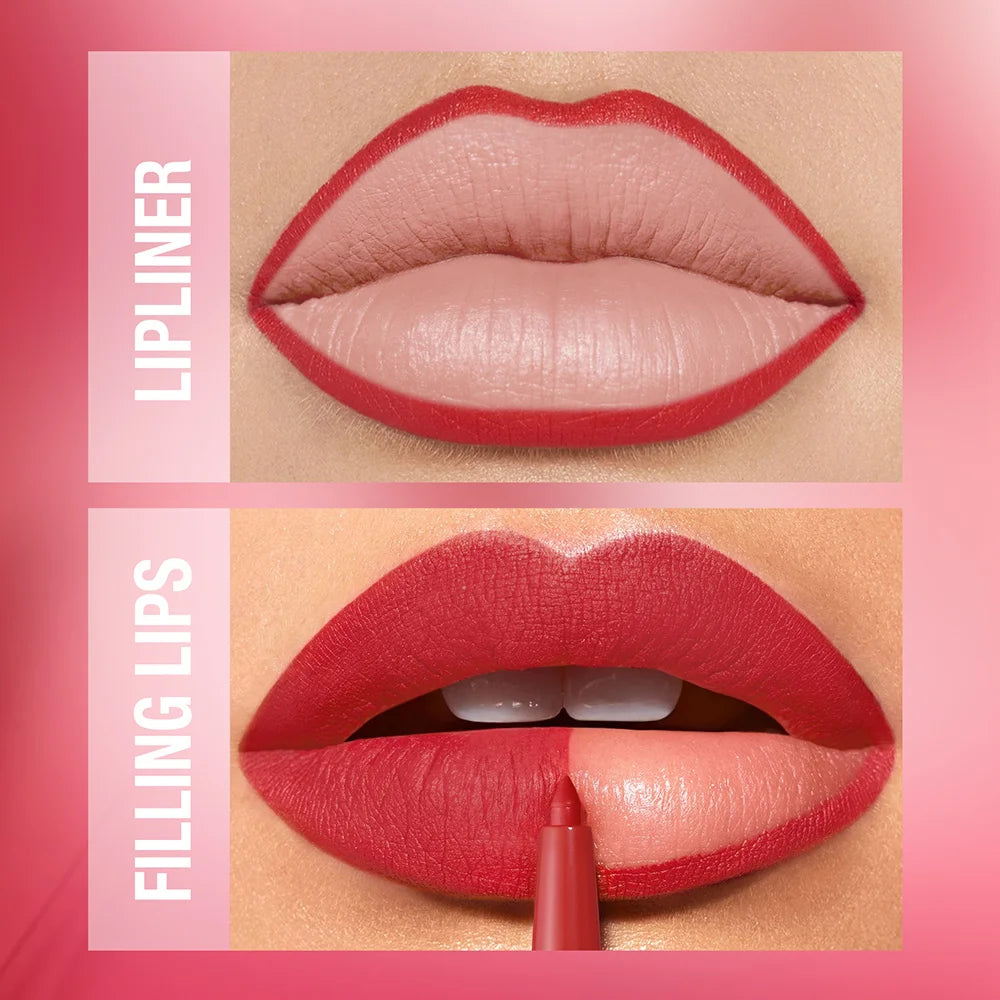 Lip liner Matte waterproof long-lasting non-stick cup lipstick pen outline lip line Zpaxo