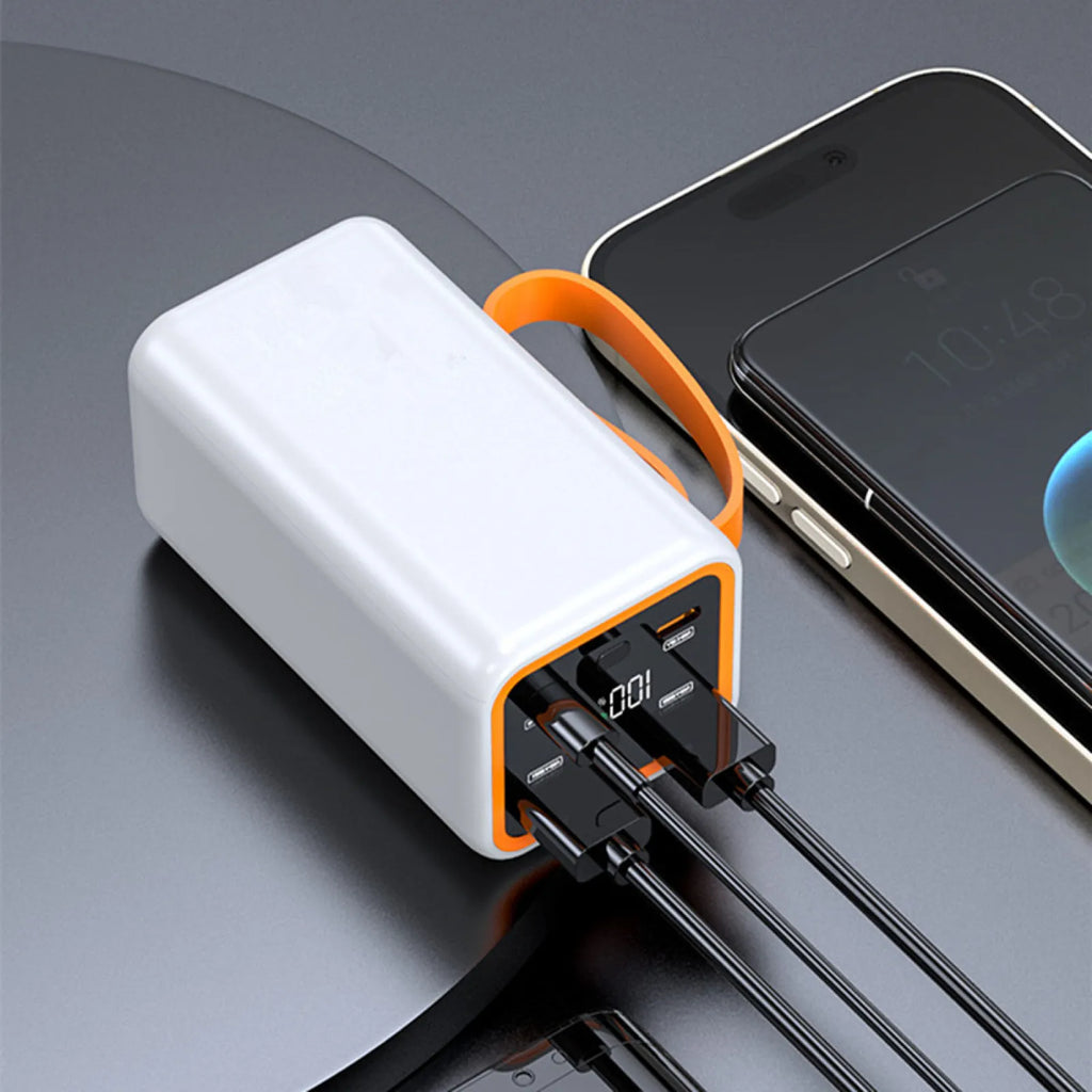 Detachable DIY Power Bank Case 4 21700 Battery PD 22 5W Fast Charging