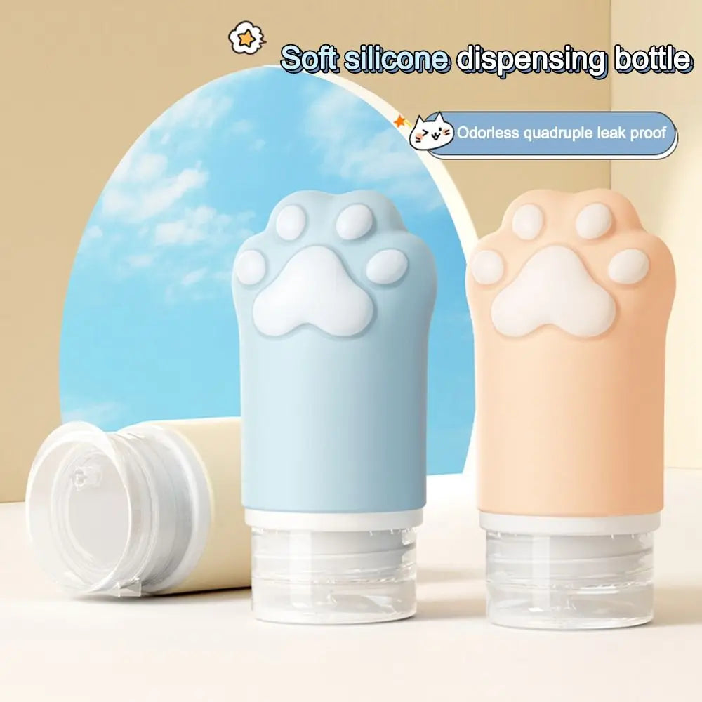 Travel Refillable Bottle Silicone Squeeze Lotion Bottles Cosmetics Zpaxo