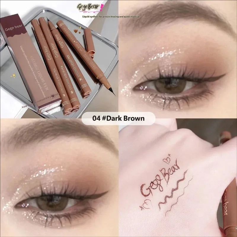 Waterproof Ultra-fine Liquid Eyeliner Quick-drying Long-lasting Matte Zpaxo 04
