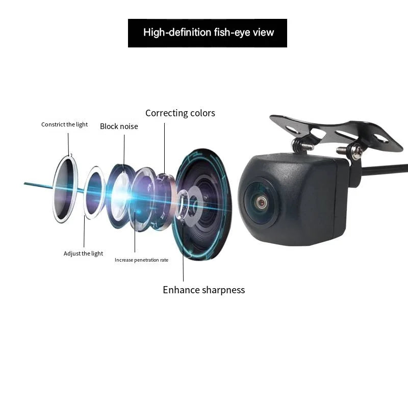 AHD CCD Car Rear View Camera 12V Night Vision Backup Parking Reverse