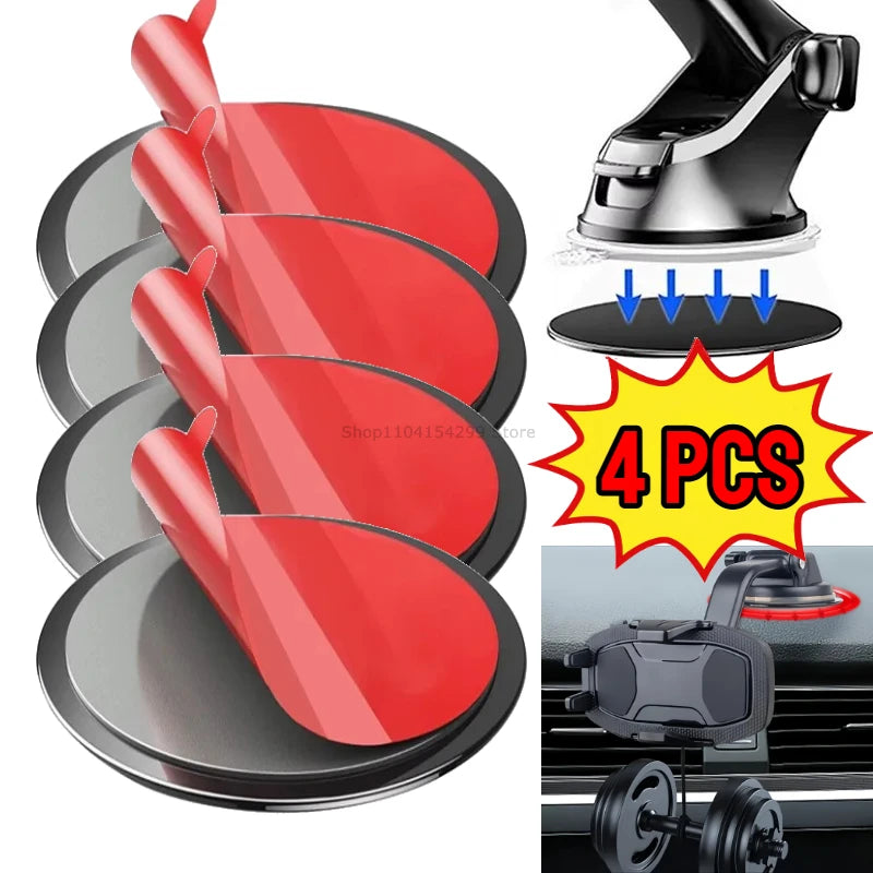 Mobile Phone Sticker Car Suction Cup Adhesive Sticker Disc Pad Base for GPS Mobile Phone Stand Bracket Holder Camera Stand Mount Zpaxo 4PCS L-80mm