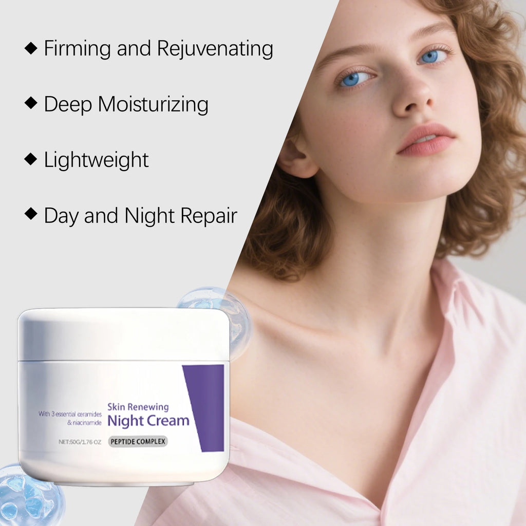 OceAura Night Repair Cream – Anti-Aging Overnight Moisturizer Night Face Cream Zpaxo