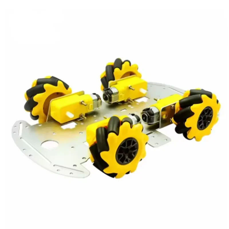 Mecanum Wheel Aluminum Alloy Car Chassis DIY Ultrasonic Intelligent Zpaxo