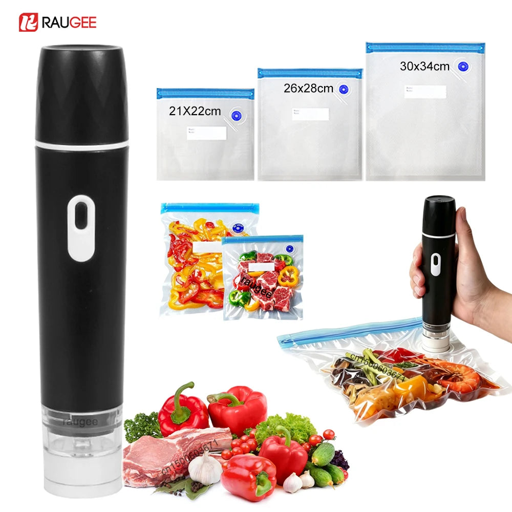 Vacuum Sealer Pump Mini Handheld Food Sealing Electric Machine
