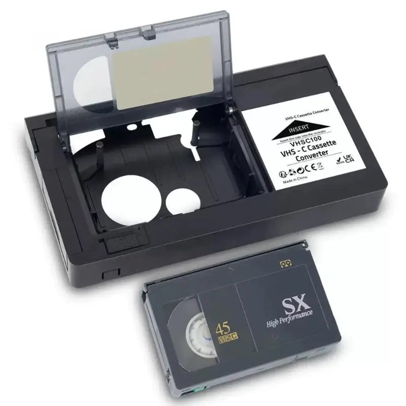 652F Small Camcorder Tape Viewing Shell Home Video Deck Use VHSC Zpaxo