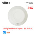 ZigBee/Wifi Motion MmWave Presence Sensor For Lighting 110/220V Wireless Switch On/Off Relay Tuya Smart Life Home Automation DIY Zpaxo wifi 24G circular China Mainland